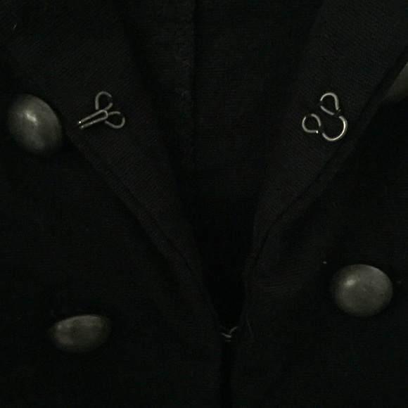 Black Military-Style Jacket - Picture 4 of 6